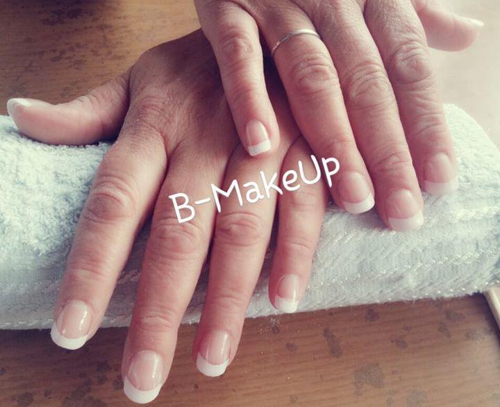 uñas acrilico porcelana organic nails esculpidas tips manicura francesa blanco express 