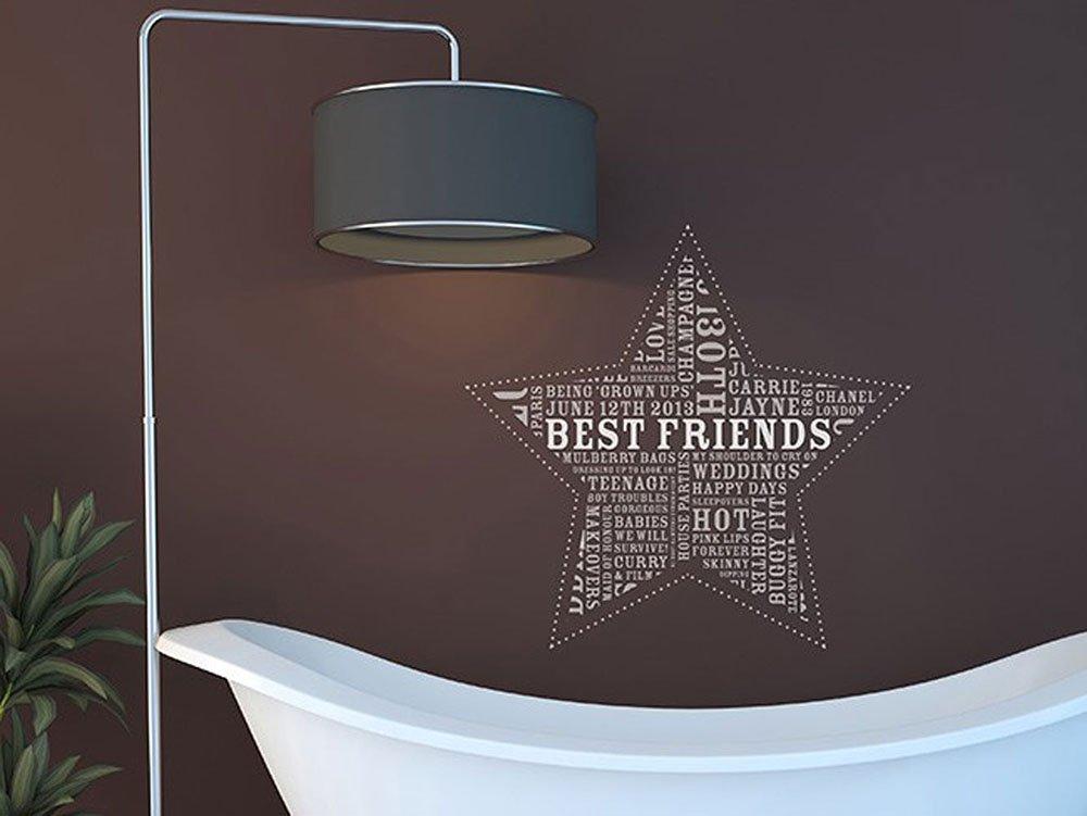 decorar las paredes INSPACES estrella