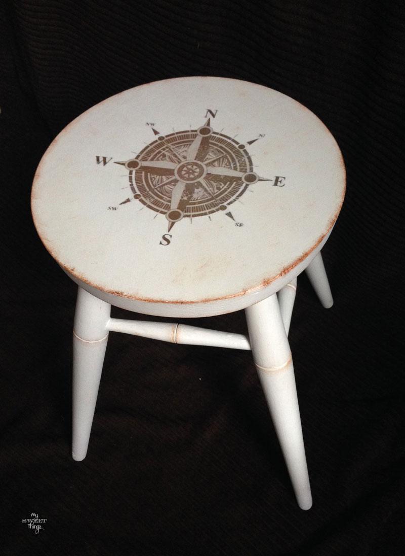 Compass Stool | Sweethings.net