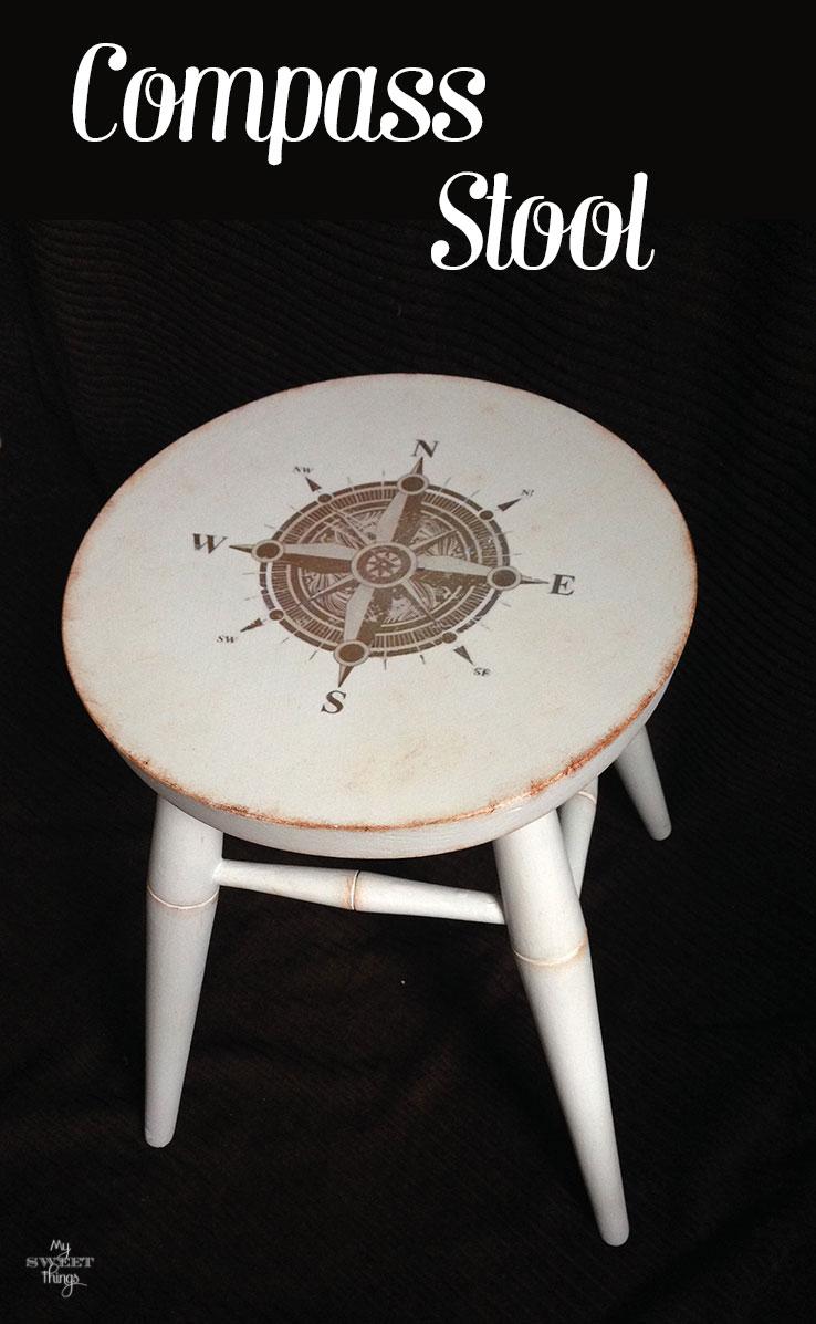 Compass Stool | Sweethings.net