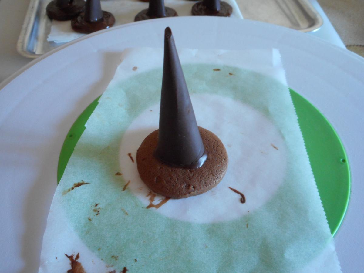 Gorros bruja chocolate