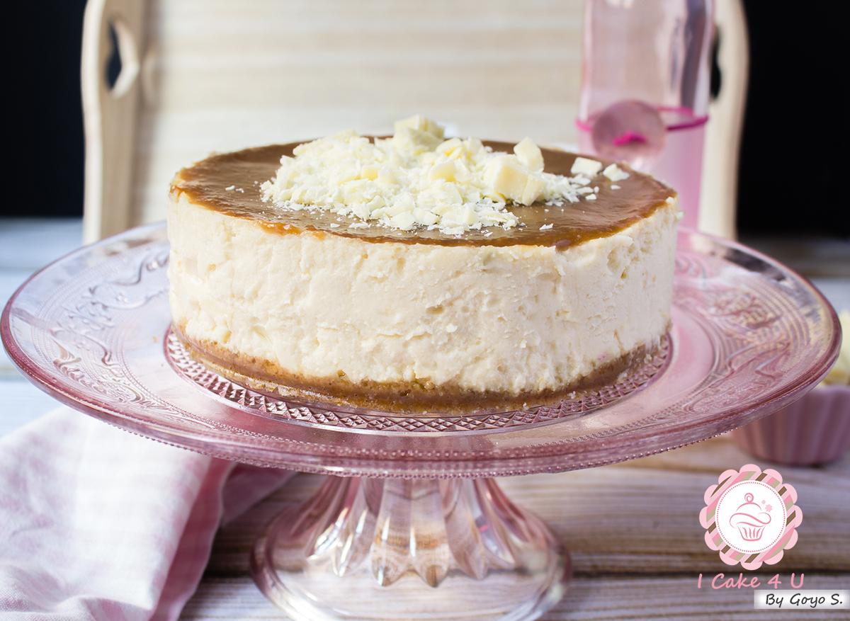 Cheesecake de Chocolate Blanco y toffee