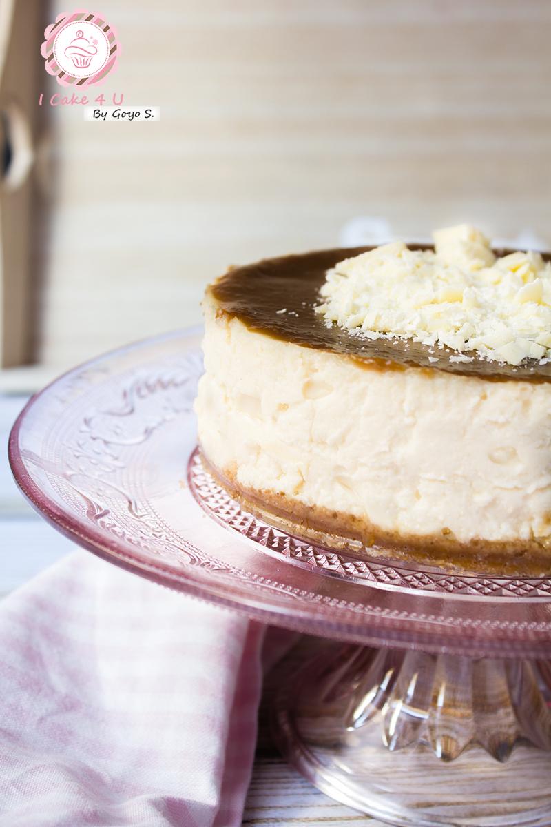 Cheesecake de Chocolate Blanco y toffee