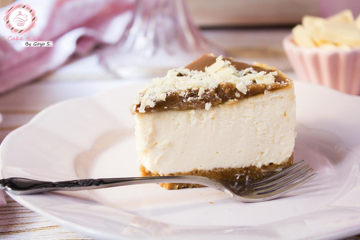 Cheesecake de Chocolate Blanco y toffee