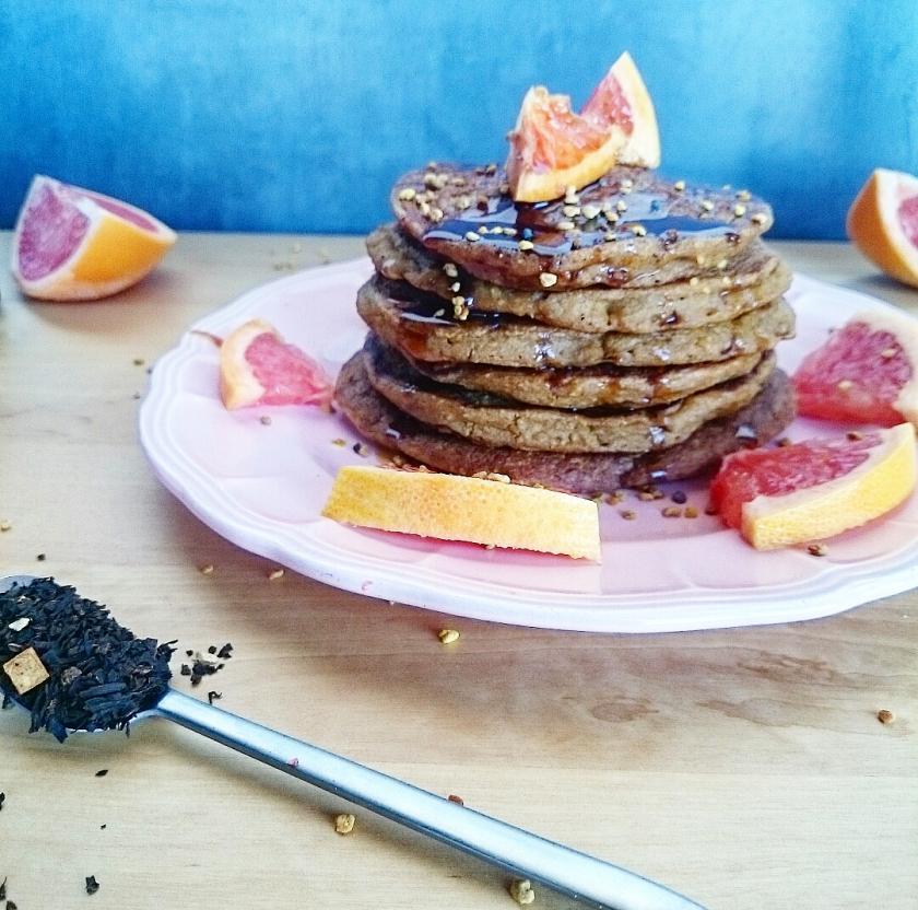 Tortitas de té rojo y pomelo