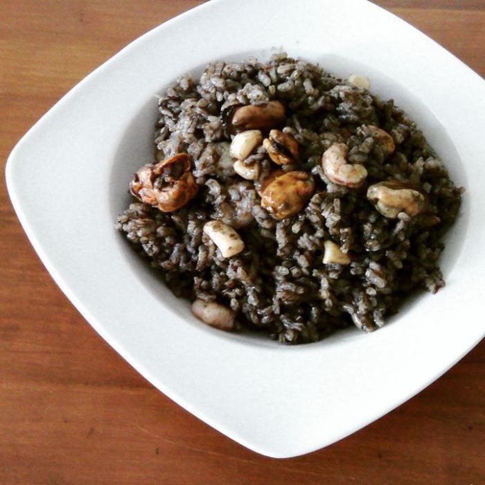 Arroz Negro Con Sepia Y Almejas Recetas De Rechupete