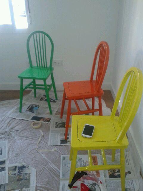 Restauración sillas