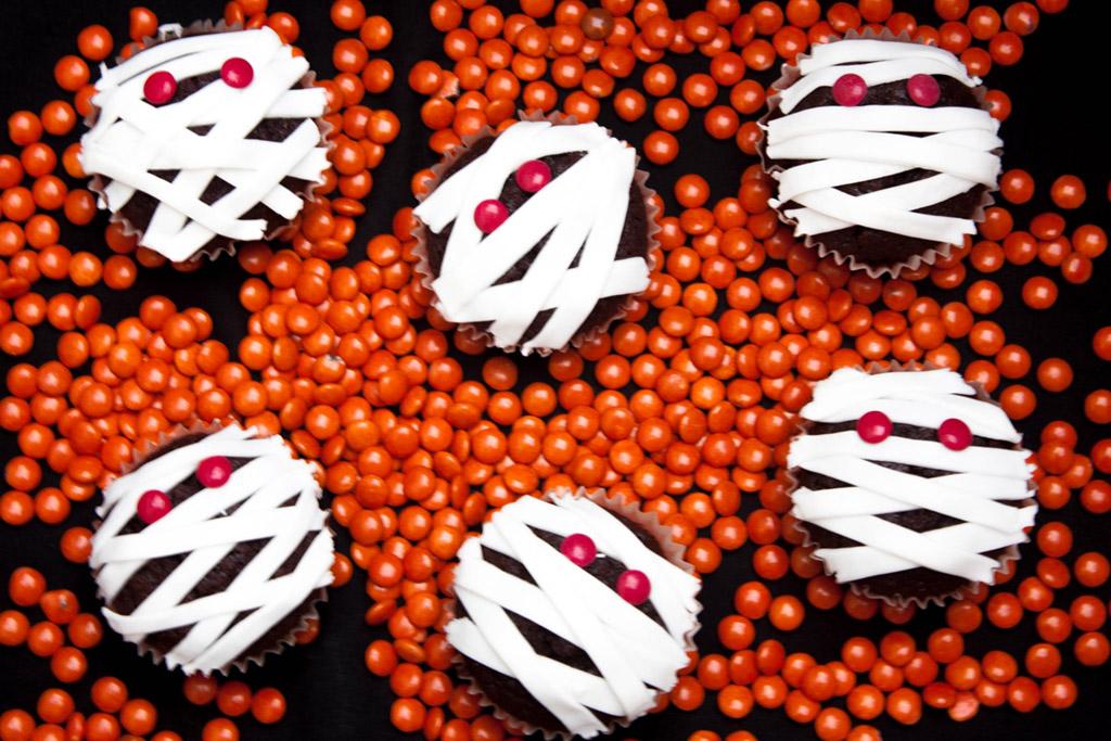 Cupcakes decorados para halloween