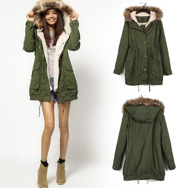 2014-Hooded-military-green-parka-Winter-Coat-Women-Jacket-for-Lady-Parkas-Brand-New-Cotton-padded