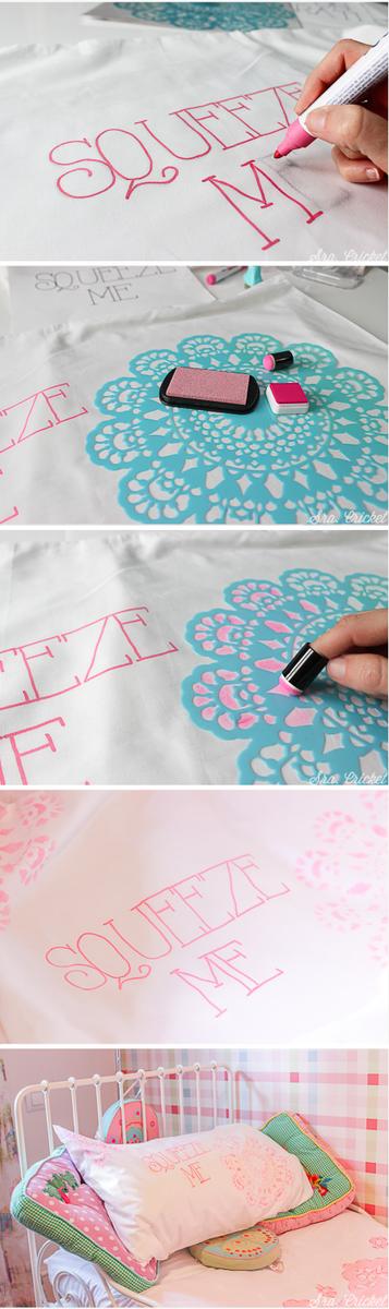 pintar almohada Sra. Cricket