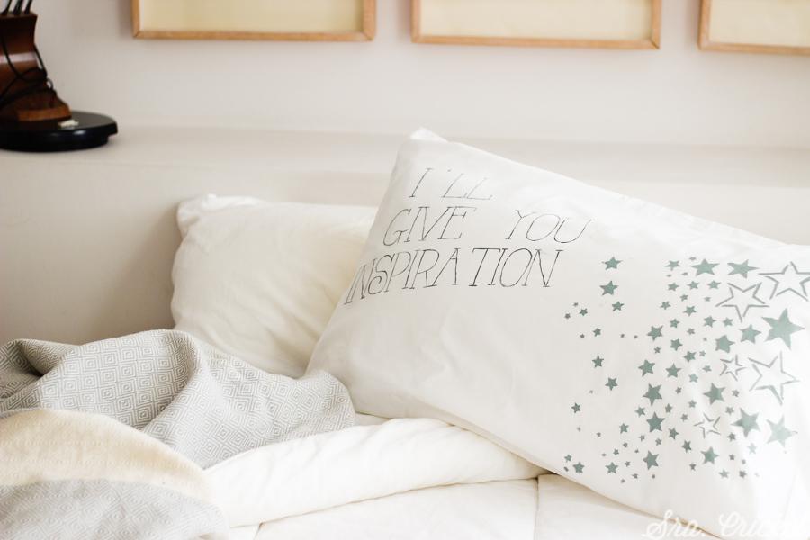 pintar tela con chalk paint