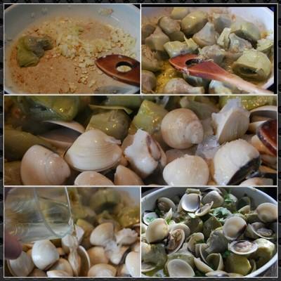 alcachofas-con-almejas 3