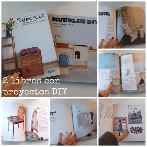 Ideas para reciclar y proyectos de decoración DIY en 2 geniales libros 1