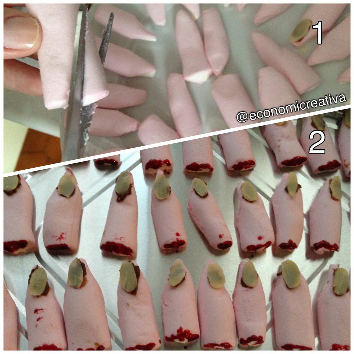 Chuches de Halloween - Dedos de nube