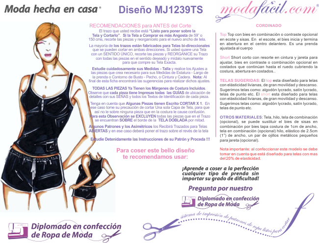 Haz clic sobre la Imagen para descargar el PDF con las instrucciones de Corte y Costura