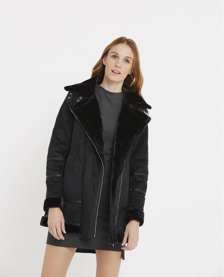 ABRIGO DE PIEL MULAYA