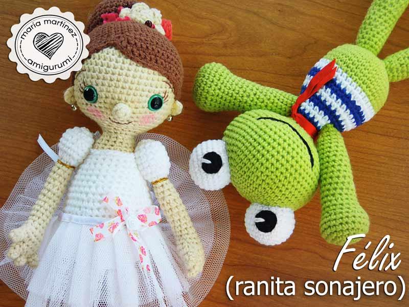 Maria Martinez Amigurumi: Ranita Sonajero, patrón gratis en español (FREE PATTERN by Lilleliis)