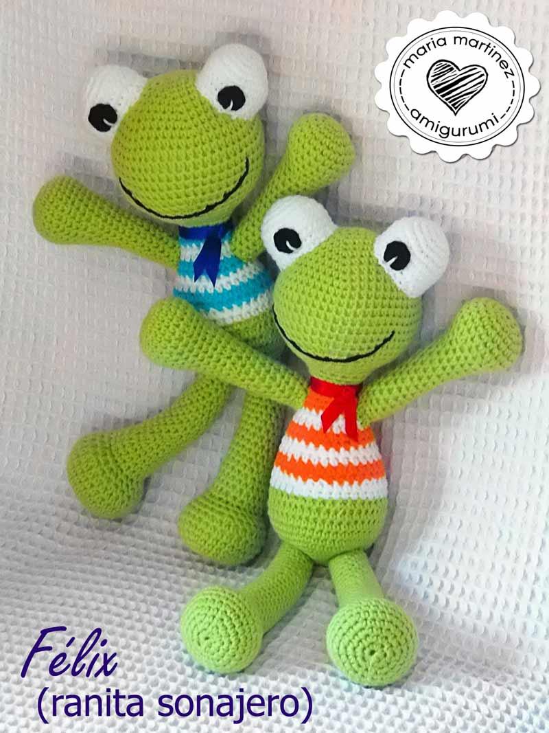 Maria Martinez Amigurumi: Ranita Sonajero, patrón gratis en español (FREE PATTERN by Lilleliis)