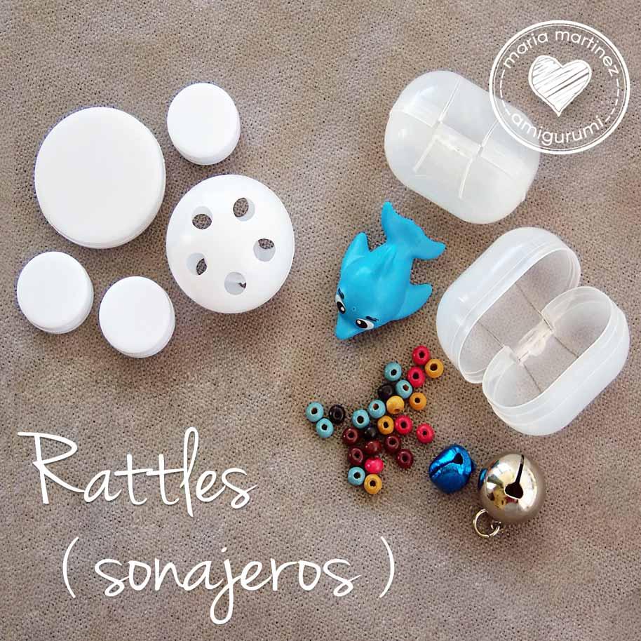 Osito Donato, sonajero (patrón gratis de Lanukas) - Maria Martinez Amigurumi 