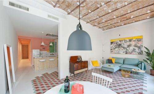 Casas con encanto reforma fuera tabiques de un piso en Barcelona 7