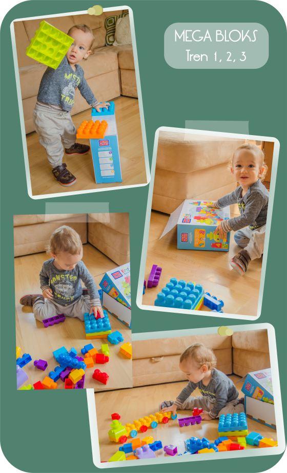 Unboxing Mega Bloks Tren 1, 2, 3