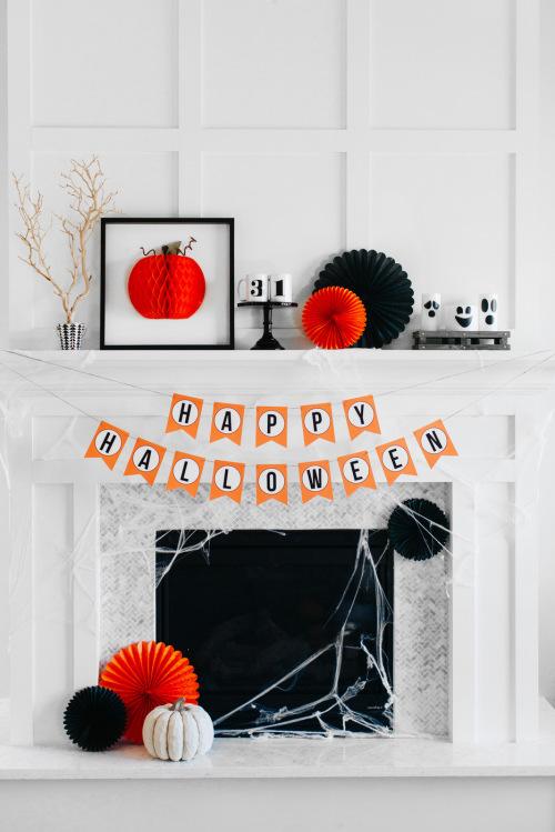 Halloween.Decoración de Otoño