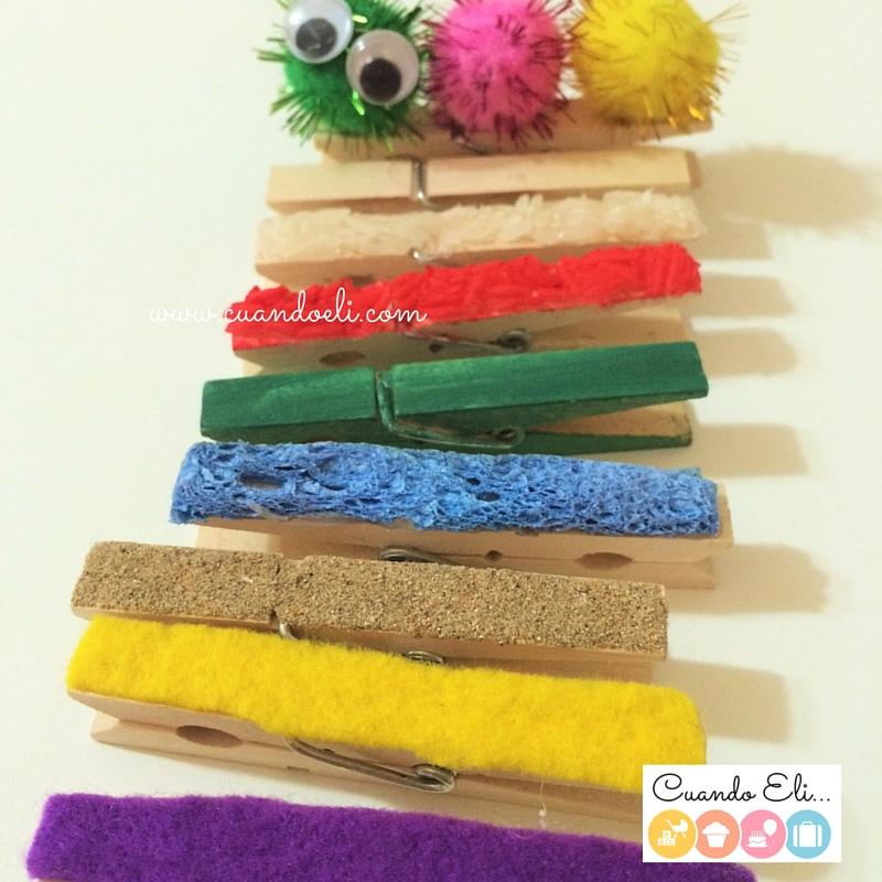 Pinzas de Madera con Texturas