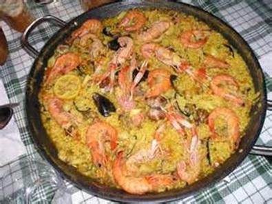 Receta de paella con mariscos
