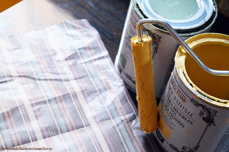 pintura tiza color mostaza