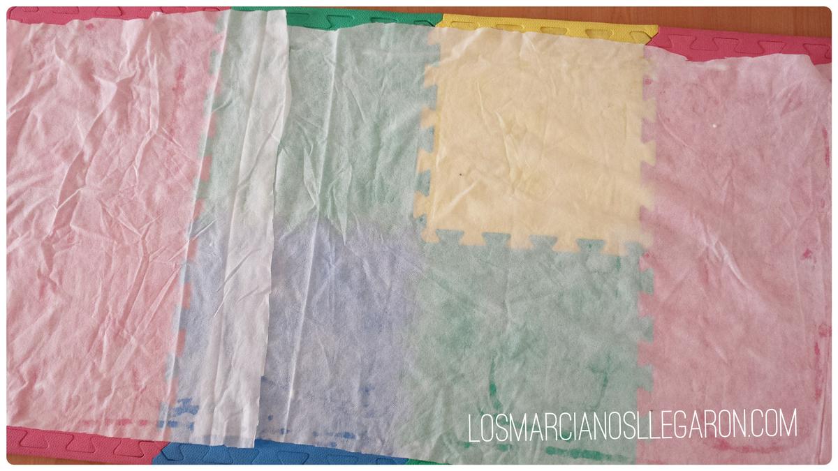 pizarra de pared con foami