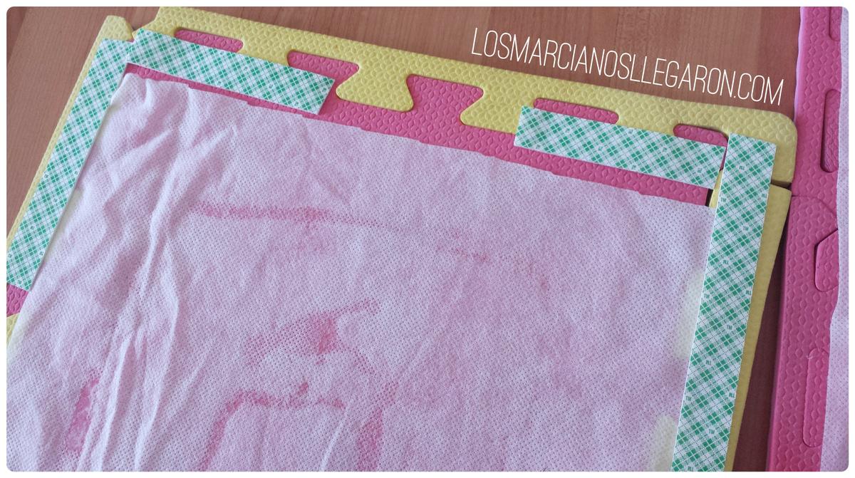 pizarra de pared con foami