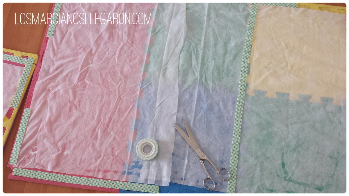 pizarra de pared con foami