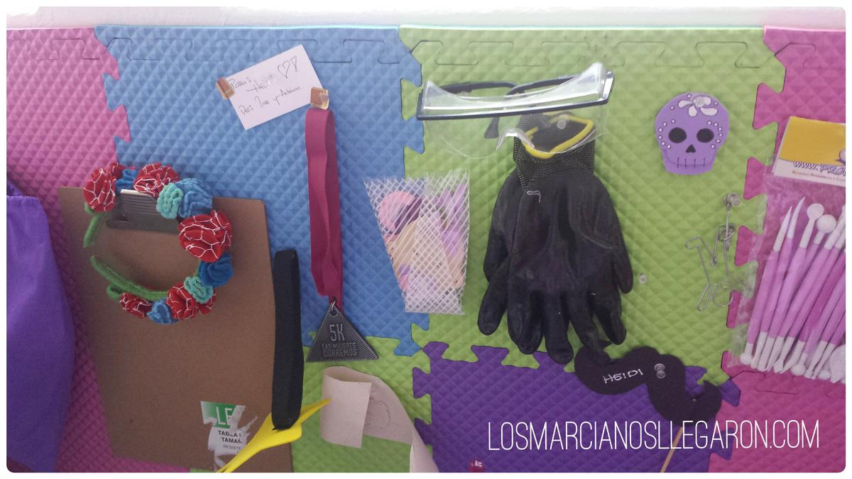 pizarra de pared con foami