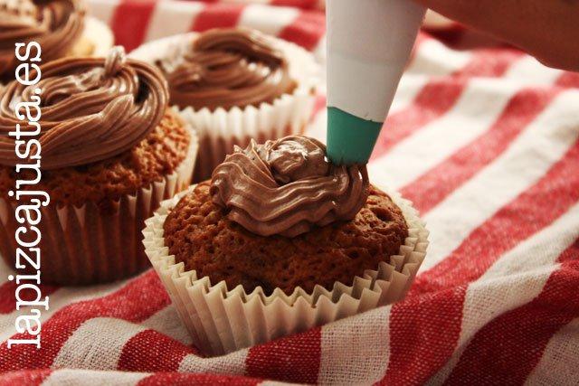 frozing cupcakes de brownie