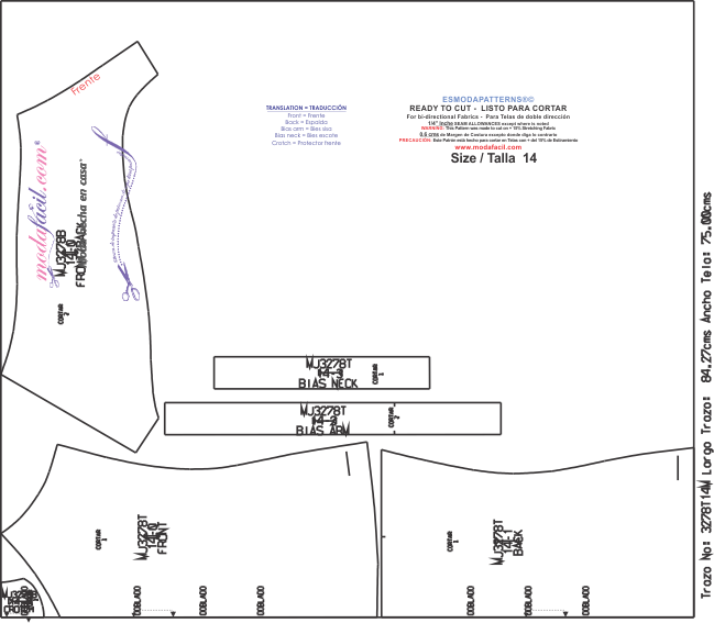 Descarga gratis los moldes del conjunto de corpiño y cachetero juvenil 