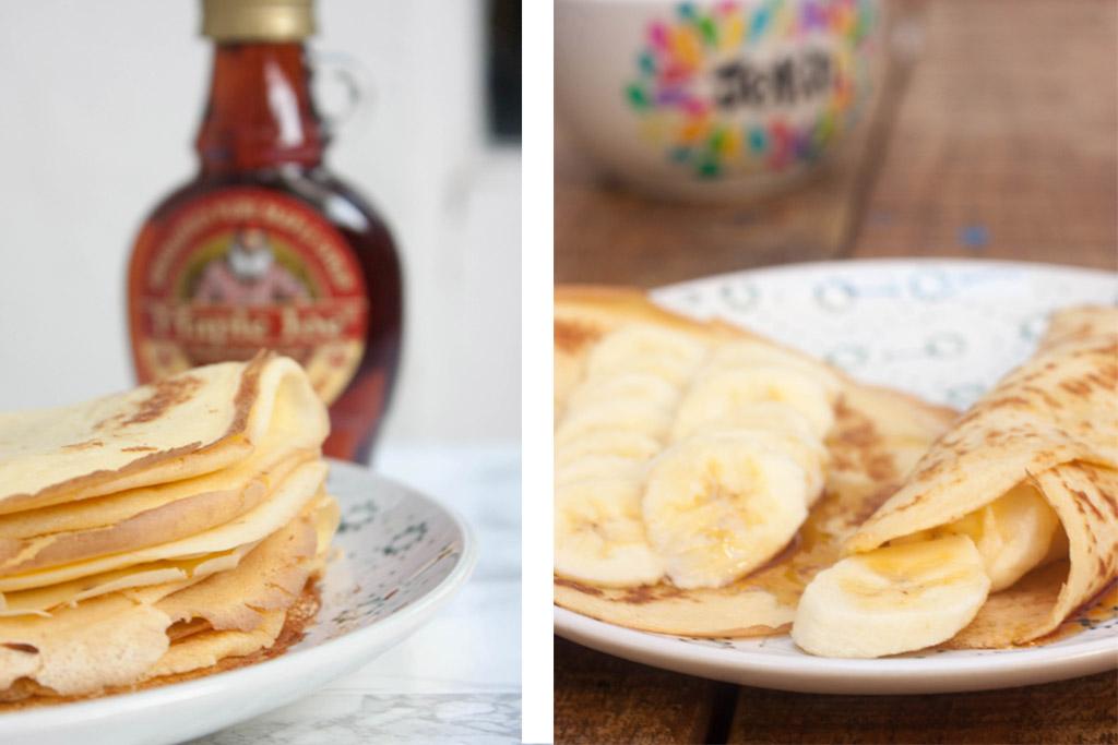 Receta de crepes dulces