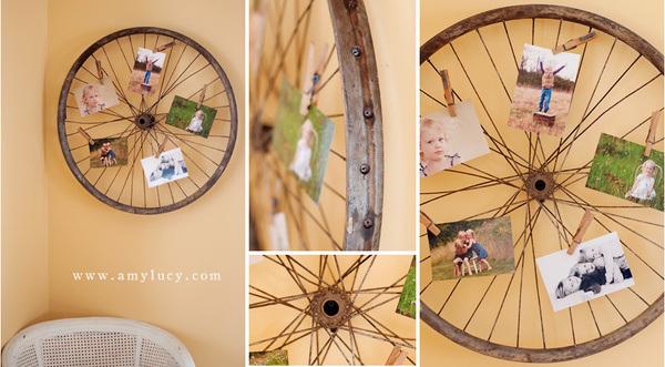 decoracion ruedas bicicleta