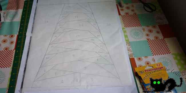 Calcamos el patrón en nuestro papel especial