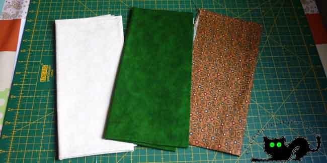 Estas son las telas que utilizaré para mi árbol