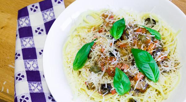 espaguetis a la siciliana