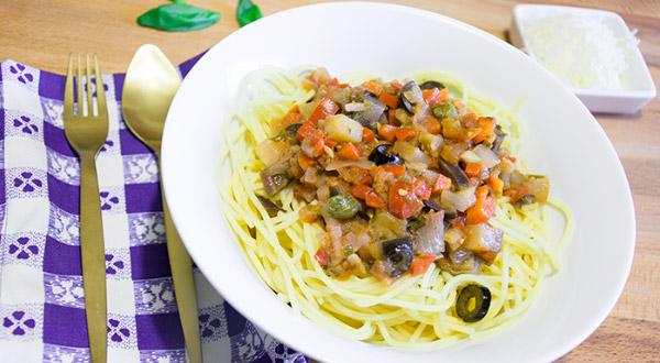 espaguetis a la siciliana