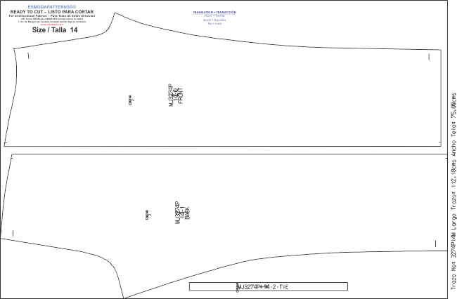 Descarga gratis los moldes del conjunto de pijama juvenil de saco tipo torera, top y pantalón 