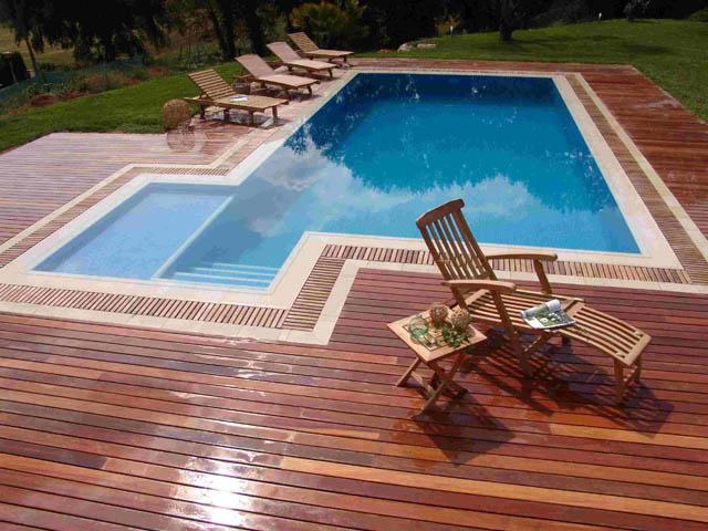 Piscina de Obra en el Jardín