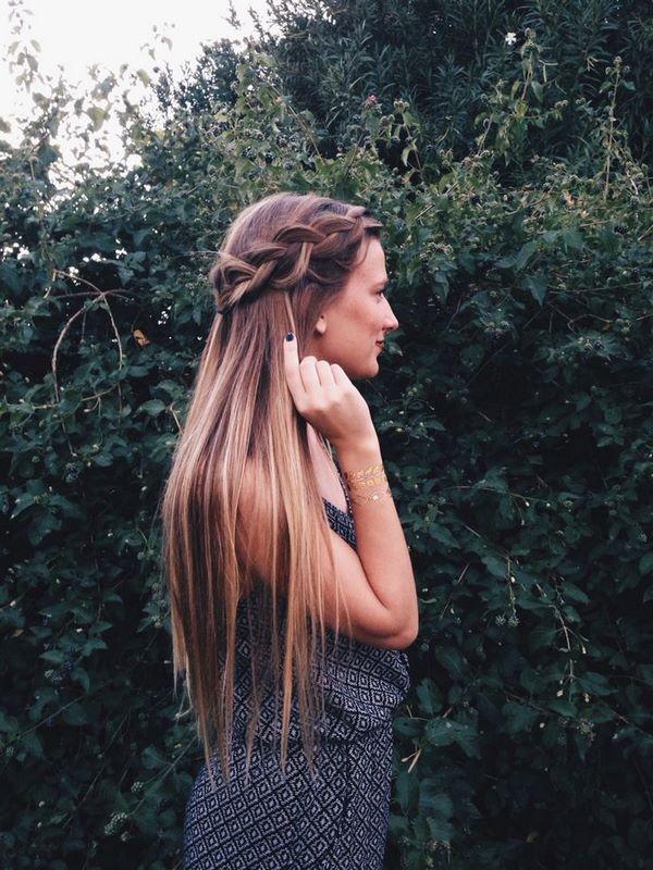 peinado para extensiones