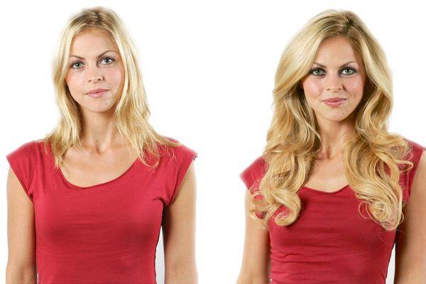 antes y despues extensiones de cabello