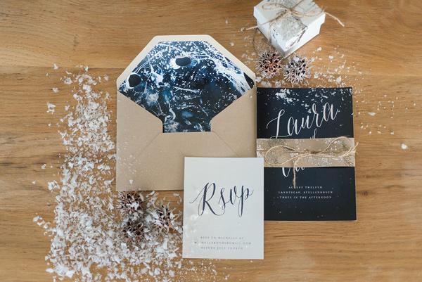 invitaciones de boda para invierno