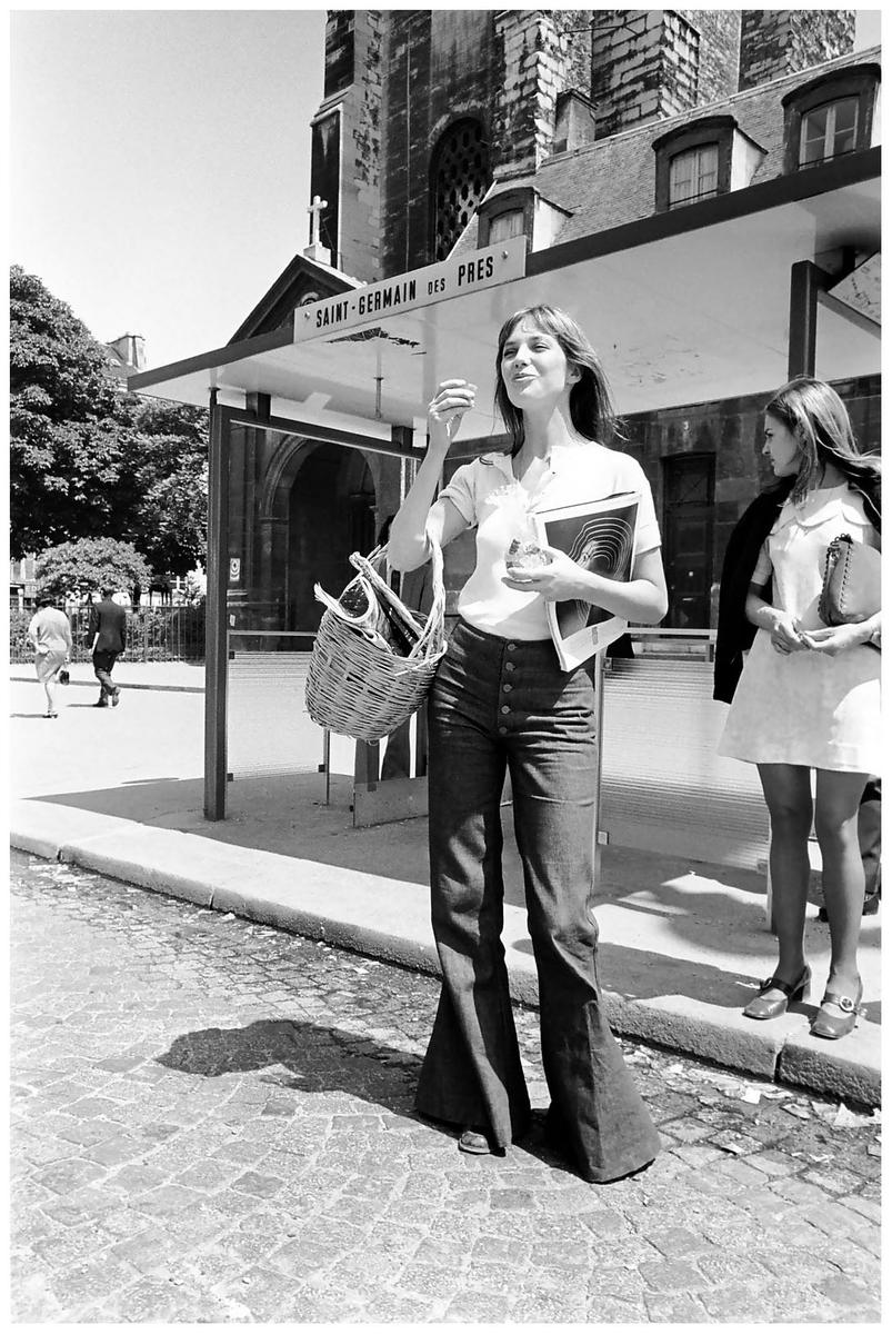 Jane Birkin St Germain des Pres en los años 70 Imagen The Red List