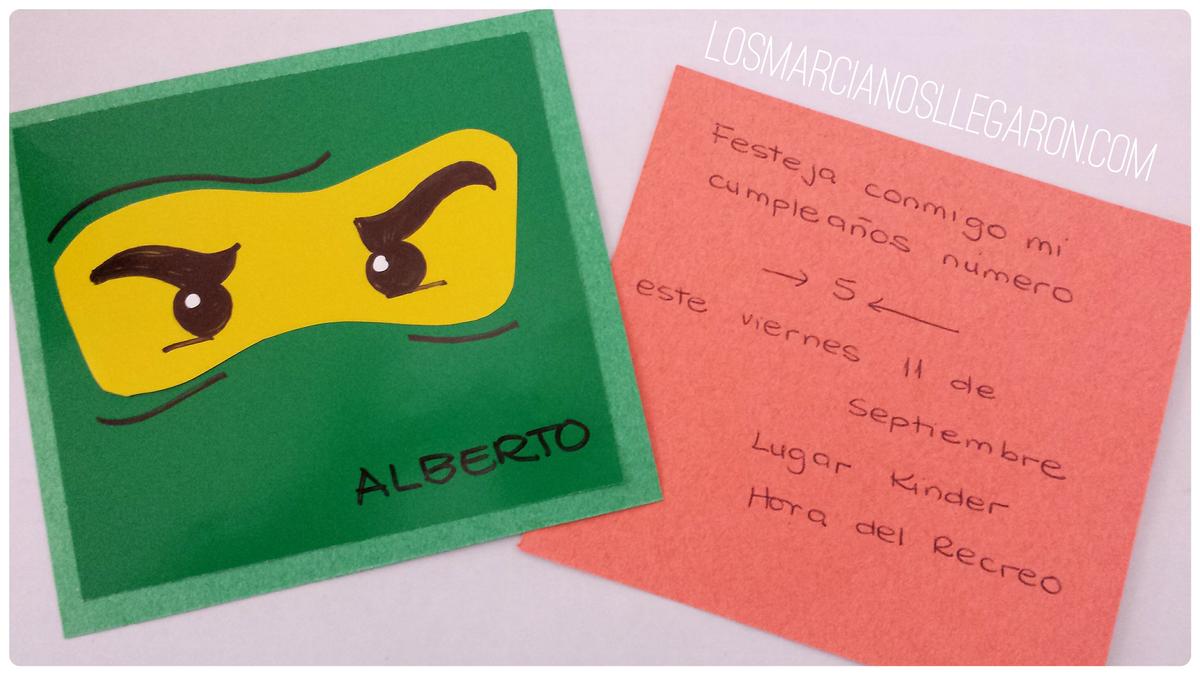 Tarjetas faciles de Ninja Go