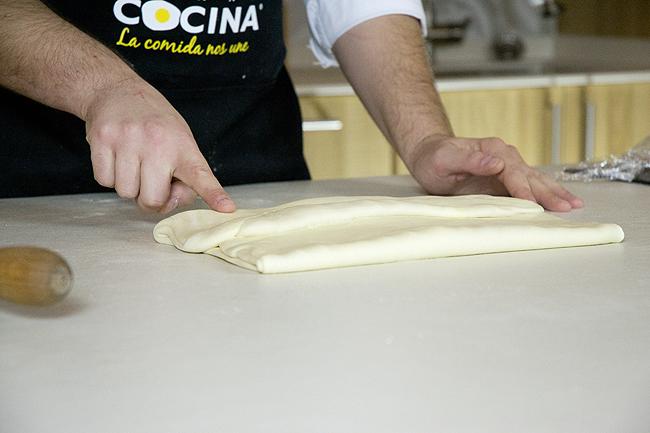 croissants marcado del pliegue