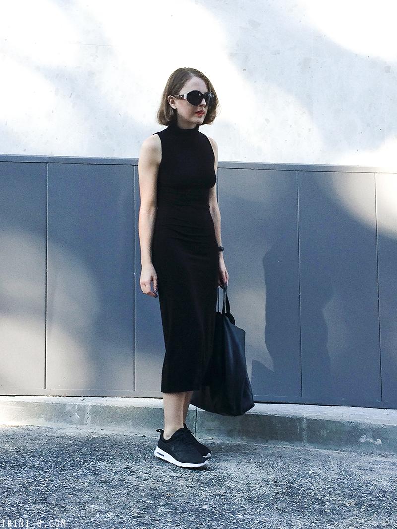 Trini | The Reformation black dress